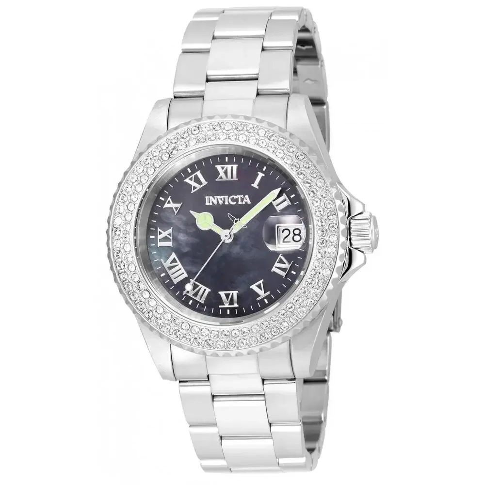 Invicta 21711 Angel Quartz Black Dial Watch